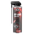 Смазка для цепей K2 Off Pro Chain Lube жидкая синтетическая прозрачная аэрозоль 250мл, цена: 154 грн.