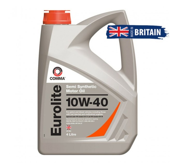 Моторне масло Comma Eurolite 10W-40 4л, ціна: 1 318 грн.