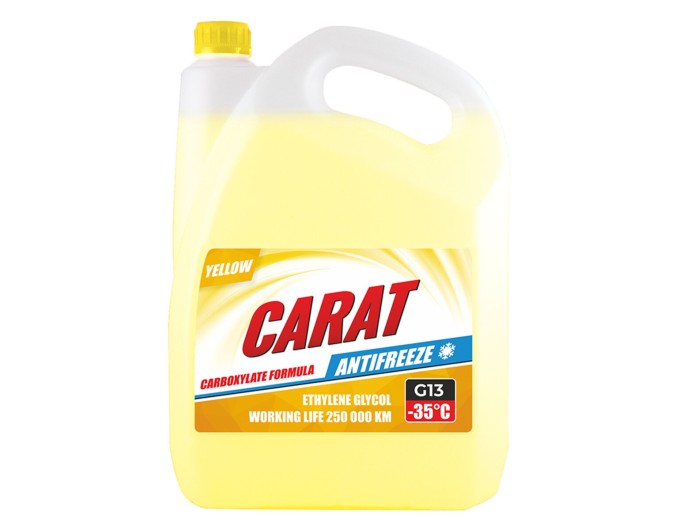 Антифриз Carat Yellow G13 жовтий готовий 9кг, ціна: 1 067 грн.