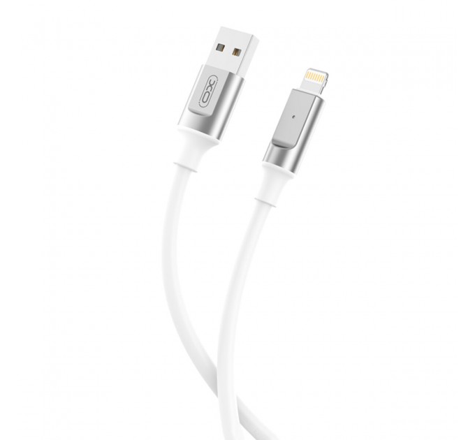 Кабель XO Liquid Silicone USB to Type-C 6A 1м белый, цена: 109 грн.