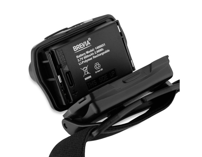 Фонарь налобный Brevia 700Lm, Focus Control, 800mAh/3xAAA, IP64 белый/теплый белый, цена: 1 899 грн.