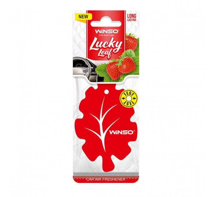 Освіжувач повітря Winso Lucky Leaf, целюлозний ароматизатор, Strawbеrry, ціна: 32 грн.