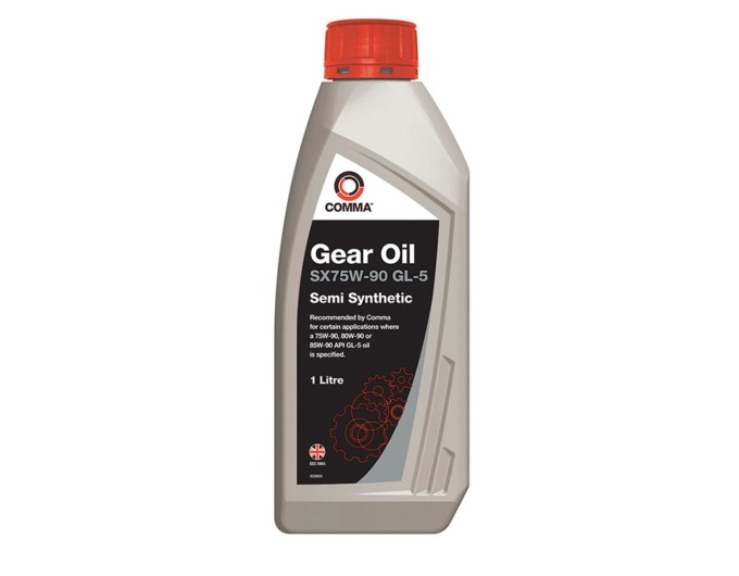 Трансмиссионное масло Comma Gear Oil SX 75W-90 GL5 1л, цена: 644 грн.
