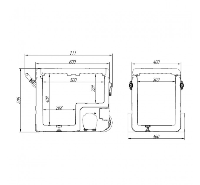 Холодильник автомобильный Brevia 50л 22630, цена: 17 599 грн.
