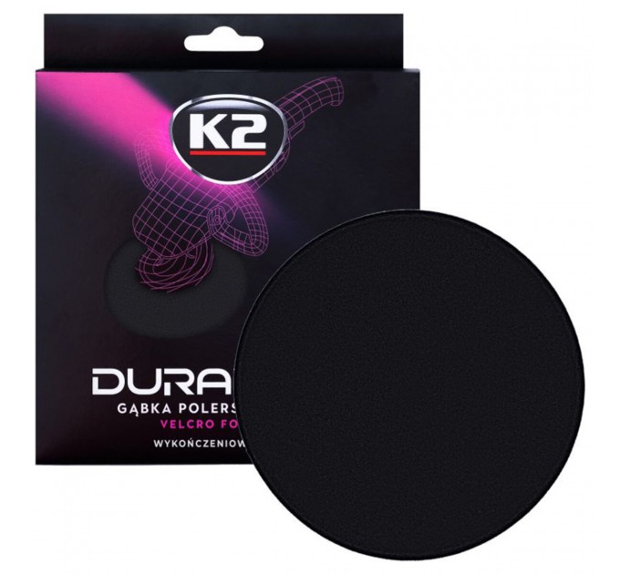 Губка для полировки K2 Duraflex финишная черная 150*25мм на липучке, цена: 243 грн.