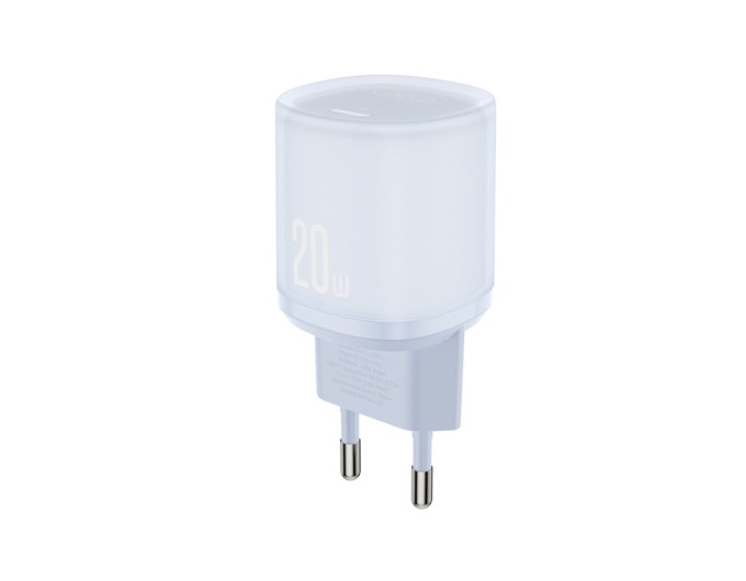 Сетевое зарядное устройство XO L143 PD20W Single USB-C Charger синий, цена: 219 грн.