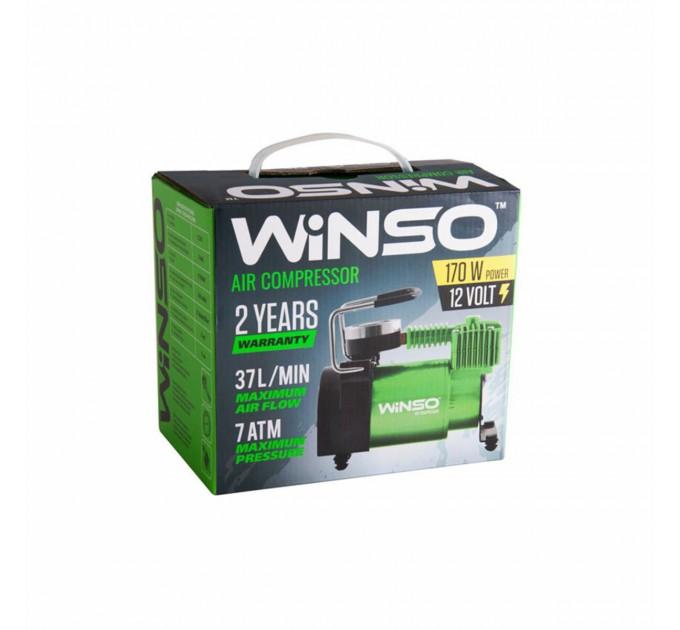 Компрессор автомобильный Winso 7 Атм 37 л/мин 170 Вт, цена: 874 грн.