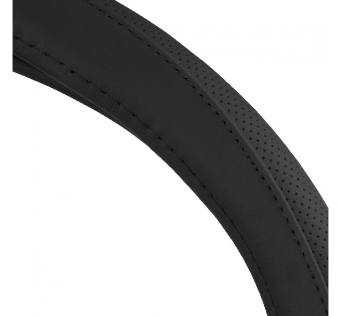 Чохол на кермо Carlife 39 - 41см, шкіра, чорний SW242L, ціна: 434 грн.