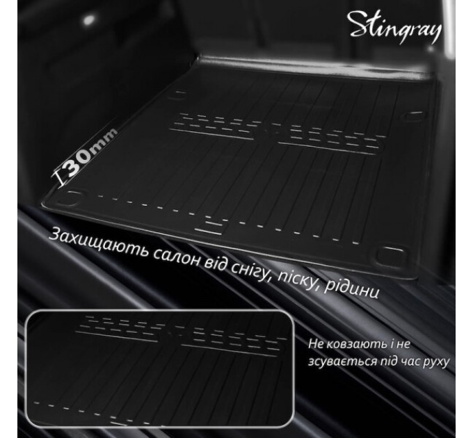 Audi A6 (C6) (2004-2006) комплект 3D килимків з 4 штук (Stingray), ціна: 1 870 грн.