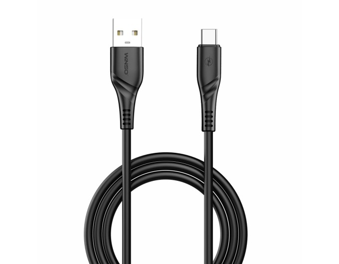 Кабель Winso Pro USB to Type-C PVC 1м чорний, ціна: 49 грн.