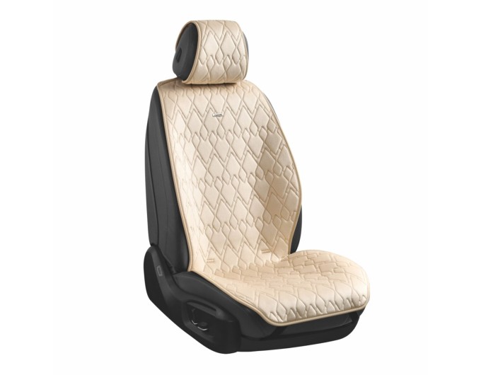 Комплект преміум накидок для сидінь CarLife Racer, biege, ціна: 4 561 грн.