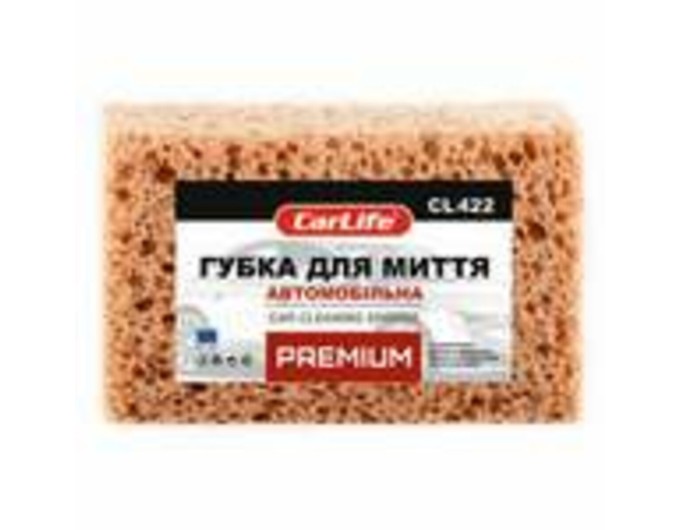 Губка для мытья авто CarLife PREMIUM с крупными порами, цена: 93 грн.