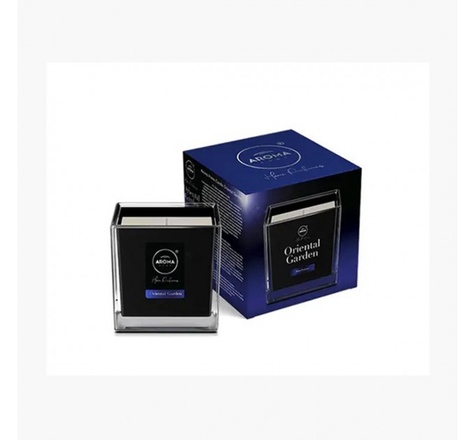 Свічка ароматична Aroma Home Black Series Candles - Oriental Garden 155г, ціна: 418 грн.