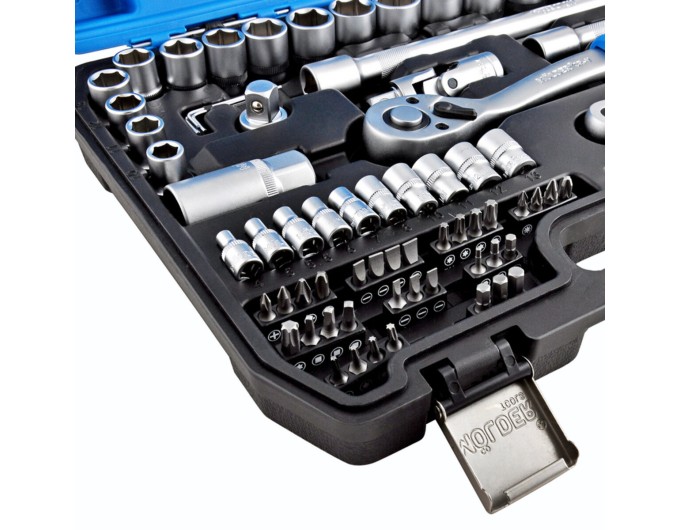 Профессиональный набор инструментов в кейсе MÖLDER 1/2 ", 1/4" 72 T, CR-V, 72ед., цена: 2 937 грн.