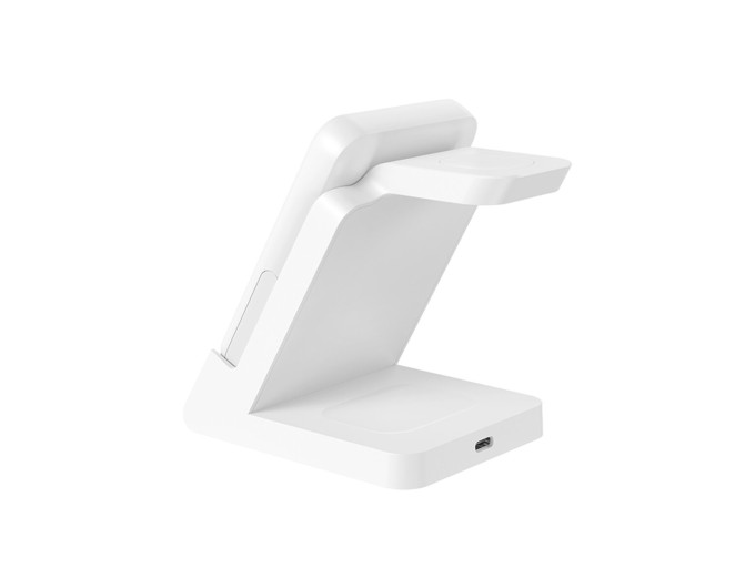 Беспроводное зарядное устройство XO CX033 3в1 Power bank + Watch Charger + Headphone белый, цена: 1 469 грн.