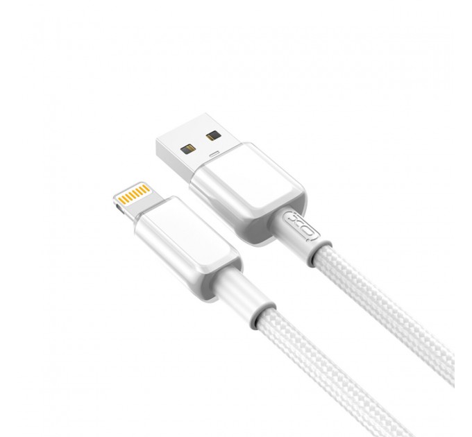 Кабель XO PVC Shiny Colorful USB to Lightning 1м белый, цена: 89 грн.