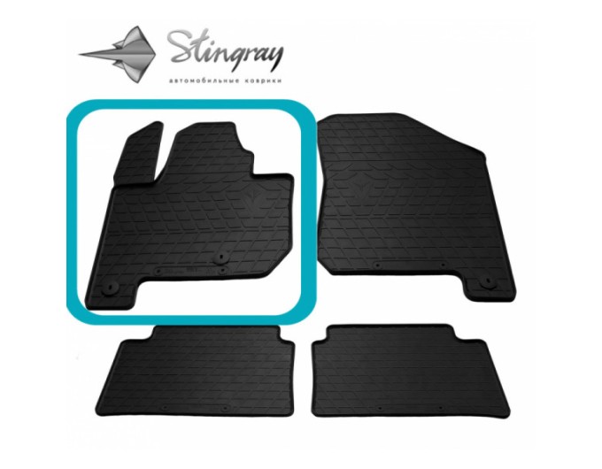 Kia SOUL EV (2014-2019) коврик передний левый (Stingray), цена: 919 грн.