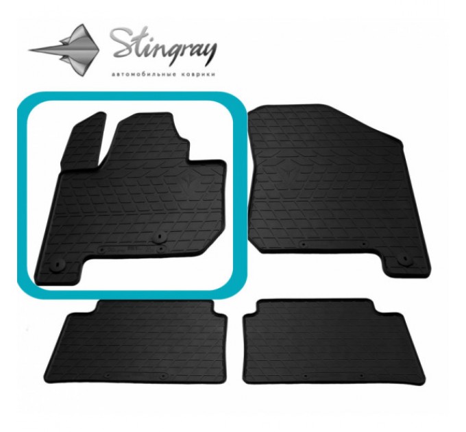 Kia SOUL EV (2014-2019) килимок передній лівий (Stingray), ціна: 649 грн.