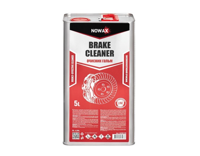 Очиститель тормозной системы Nowax Brake Cleaner, 5л, цена: 1 358 грн.