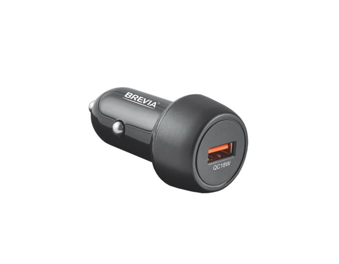 Автомобильное зарядное устройство Brevia ePower SingleDrive 18W черный, цена: 156 грн.