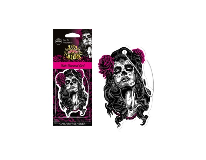 Ароматизатор Aroma Car Cellulose Dia De Los Muertos - Diamond Girl Blue сухой, цена: 57 грн.