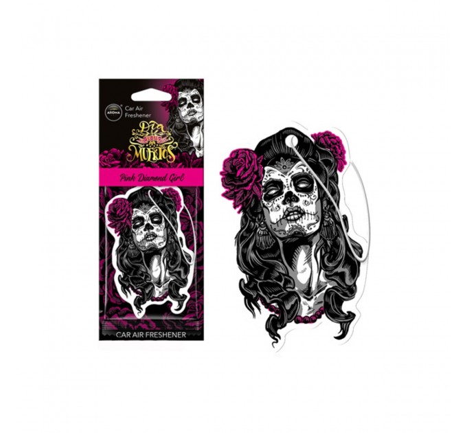 Ароматизатор Aroma Car Cellulose Dia De Los Muertos - Diamond Girl Blue сухой, цена: 55 грн.