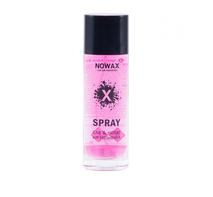 Ароматизатор Nowax X Spray Bubble Gum, 50ml у вигляді спрею, ціна: 136 грн.