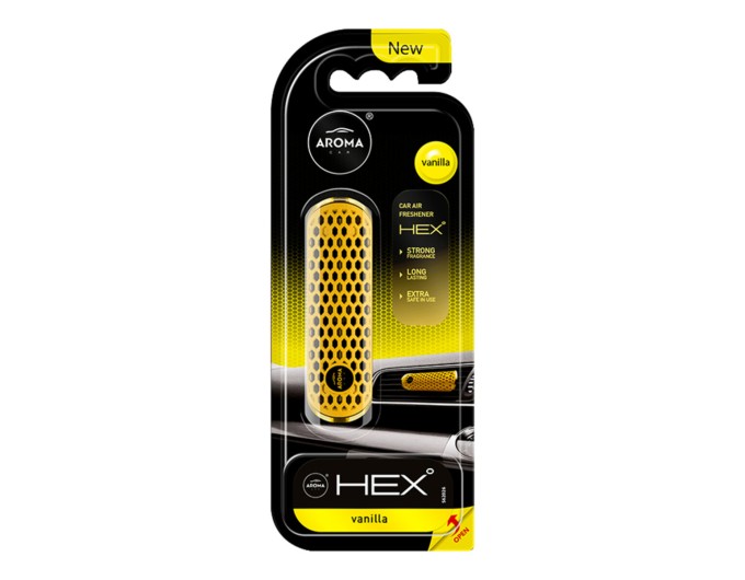 Ароматизатор на дефлектор Aroma Car Hex 13g - Vanilla жидкий, цена: 164 грн.