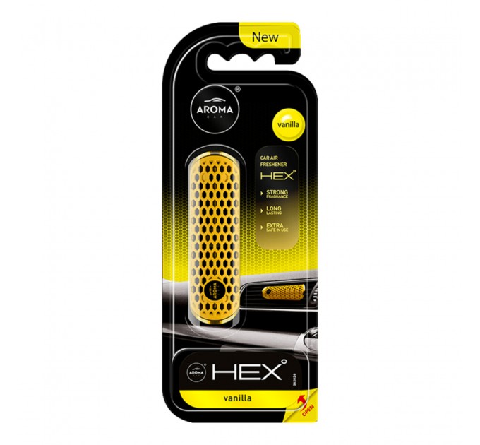 Ароматизатор на дефлектор Aroma Car Hex 13g - Vanilla жидкий, цена: 164 грн.