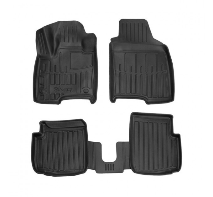 Fiat Panda ІІІ (312/319) (2012-2024) комплект 3D ковриков с 4 штук (Stingray), цена: 1 870 грн.