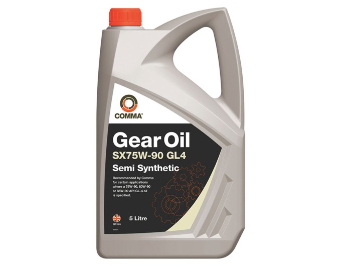 Трансмісійне масло Comma Gear Oil SX 75W-90 GL4 5л, ціна: 2 622 грн.