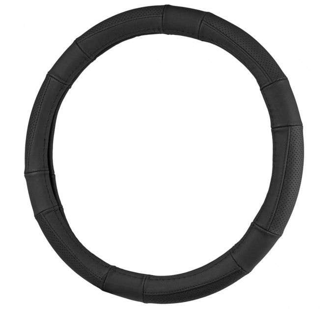 Чохол на кермо Carlife 37-39см, шкіра, чорний SW241M, ціна: 369 грн.