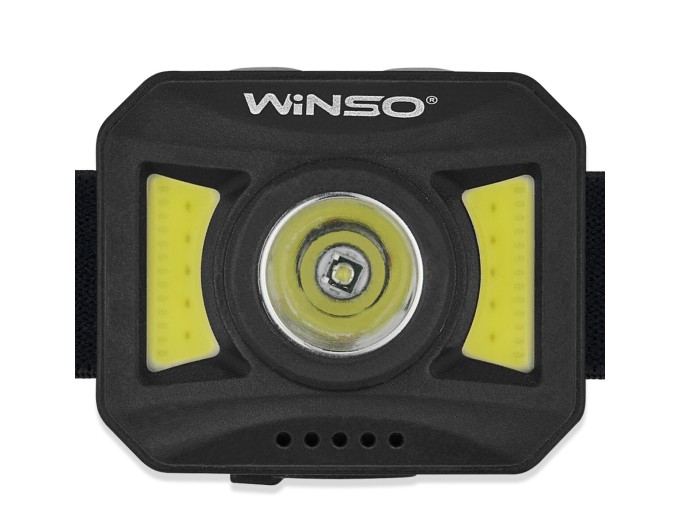 Фонарь налобный Winso 300Lm, 3W+COB, 850mAh, белый/красный, цена: 503 грн.