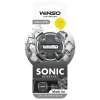 Освіжувач повітря Winso Sonic, мембранний на дефлектор - Black Ice