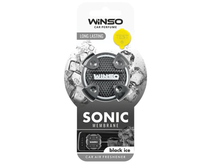 Освіжувач повітря Winso Sonic, мембранний на дефлектор - Black Ice, ціна: 105 грн.