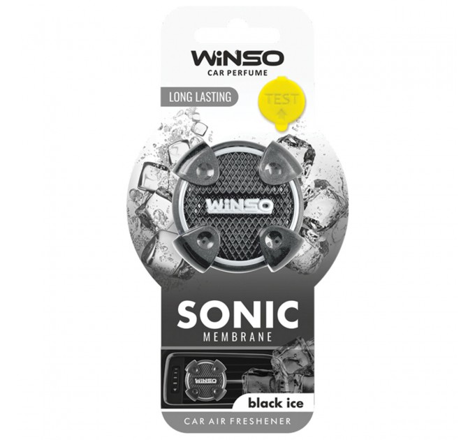 Освіжувач повітря Winso Sonic, мембранний на дефлектор - Black Ice, ціна: 102 грн.
