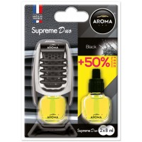 Ароматизатор Aroma Car Supreme Duo Slim Black жидкий 7мл