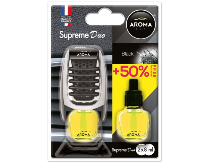 Ароматизатор Aroma Car Supreme Duo Slim Black жидкий 7мл, цена: 222 грн.