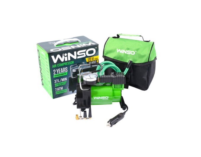 Компресор автомобільний Winso 7Атм 37л/хв 170Вт, ціна: 894 грн.