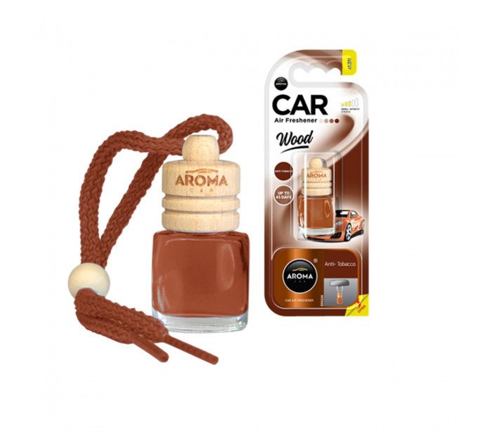 Ароматизатор Aroma Car Wood Anti-Tobacco, 6ml жидкий, цена: 106 грн.