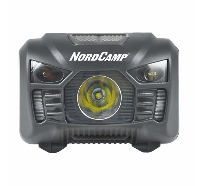 Фонарь налобный Nord Camp 150Lm, 3W LED, 1200mAh с сенсором белый/красный, цена: 458 грн.