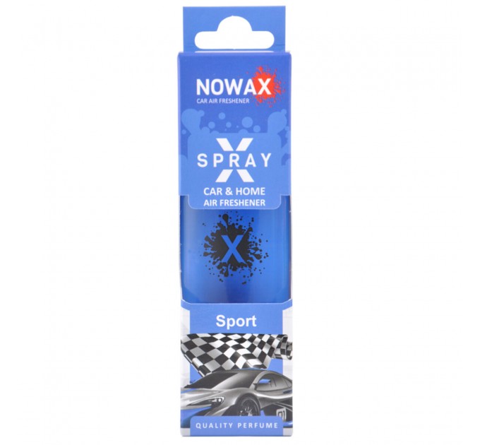 Ароматизатор Nowax X Spray Sport в коробці, ціна: 140 грн.