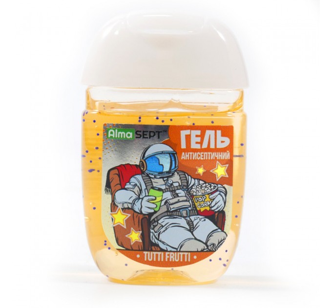 Антисептичний гель Alma Sept для рук PopArt Tutti Frutti 40мл, ціна: 39 грн.