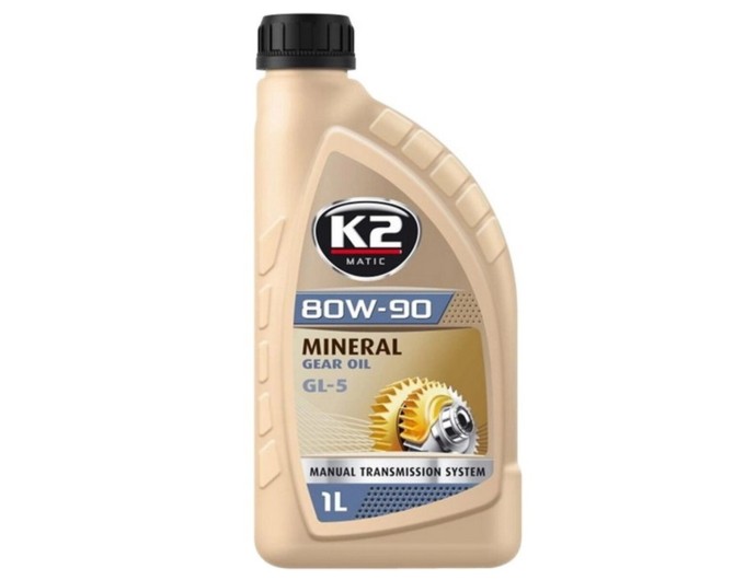 Трансмиссионное масло K2 Mineral Gear Oil 80W-90 GL5 1л, цена: 268 грн.