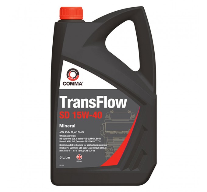 Моторне масло Comma Transflow SD 15W-40 5л, ціна: 1 566 грн.