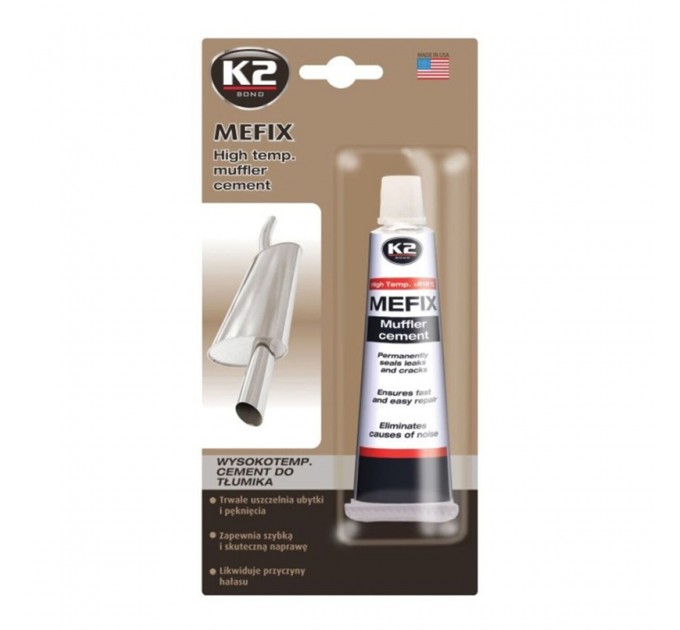 Герметик K2 Bond Mefix для монтажу та ремонту глушників 140гр, ціна: 193 грн.