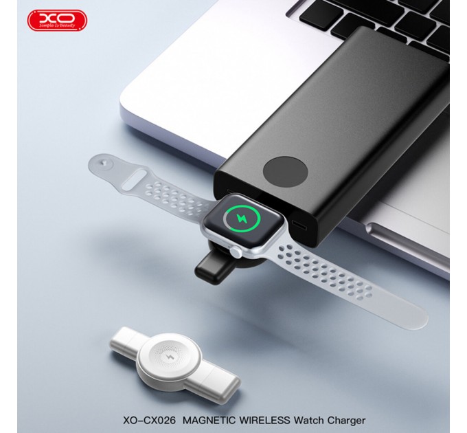 Беспроводное зарядное устройство XO CX026 Watch Wireless Charger Apple/Samsung USB/Type-C черный, цена: 259 грн.