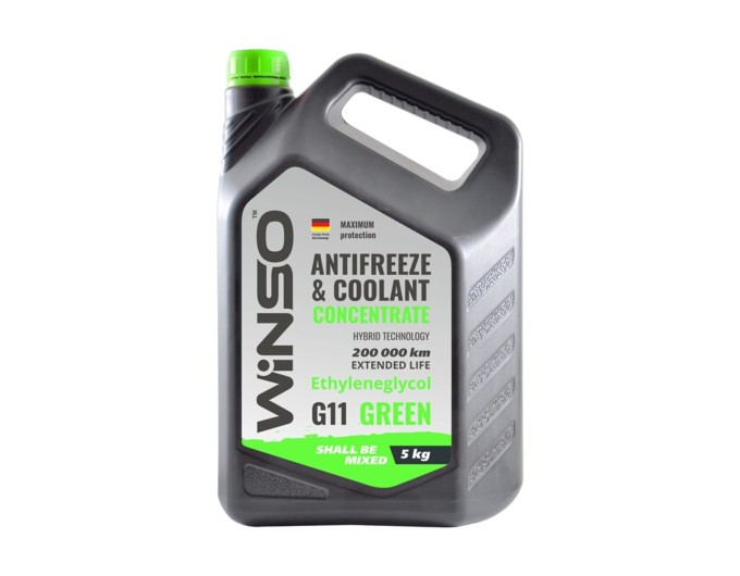 Антифриз Winso Antifreeze & Coolant Green G11 зеленый концентрат 5кг, цена: 779 грн.