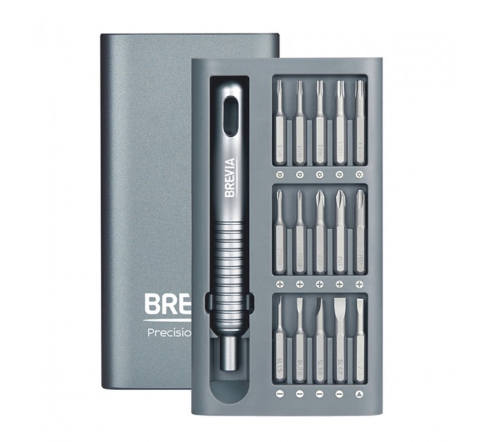 Викрутка Brevia з комплектом насадок для точних робіт 31в1, ціна: 540 грн.