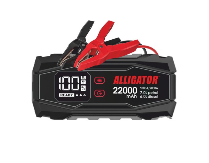 Пусковое устройство Alligator Jump Starter 1000A/2000A 22000mAh, цена: 4 663 грн.